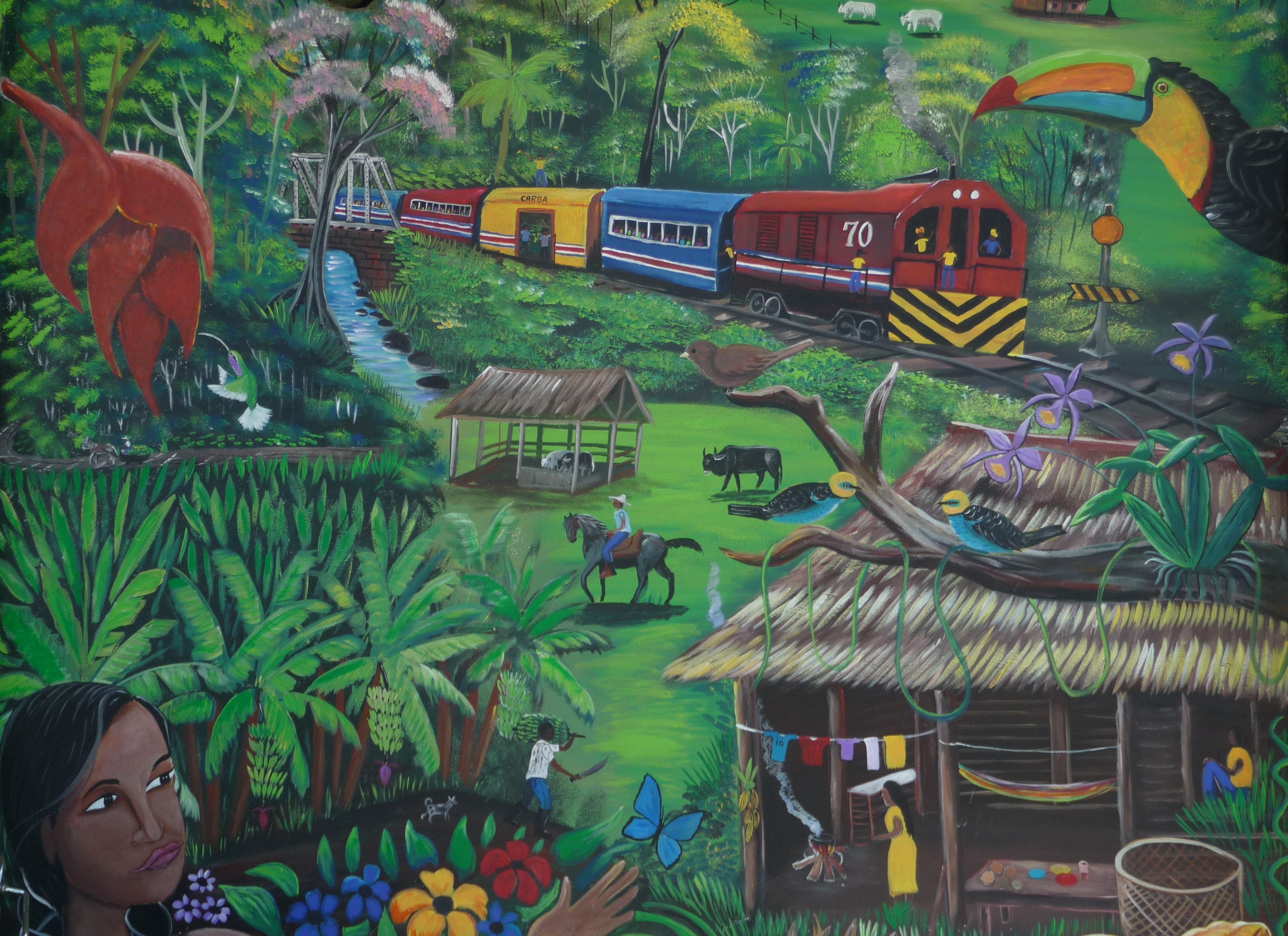 Peinture du Costa Rica, culture tica